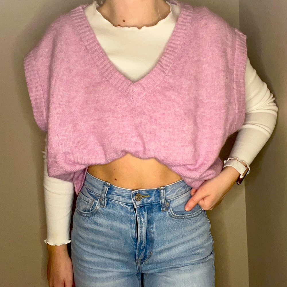 Light Purple Sweater Vest